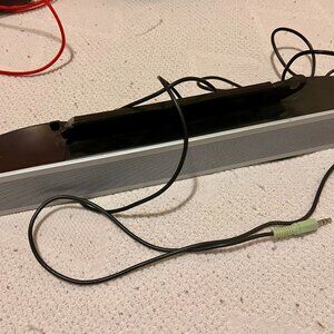 Dell Sound Bar Speaker Ultrasharp LCD Monitors OUH852 Black Silver (AS501)